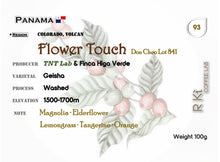 Load image into Gallery viewer, Panama-TNT x Don Cheo-Flower Touch Geisha Washed Lot 841