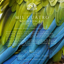 Load image into Gallery viewer, Colombia-Mil Cuatro Bourbon Aji Double Soaked Washed Nano lot