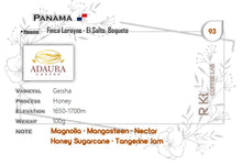 Load image into Gallery viewer, Panama-Adaura-Finca Lorayne-Geisha Honey