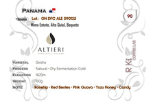 Load image into Gallery viewer, Panama-Altieri Mima Estate ALE Lot 090125 DFC Geisha Natural