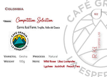 Load image into Gallery viewer, Café Granja La Esperanza-Competition Lot-Cerro Azul Geisha Natural