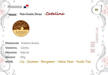 Load image into Gallery viewer, Panama-Auromar Catalina-Geisha Natural