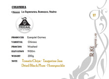 Load image into Gallery viewer, Colombia-La Esperanza Chiroso Washed