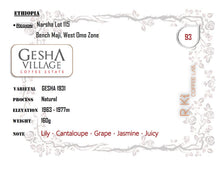 Load image into Gallery viewer, Gesha Village-Narsha Lot 115-Gesha 1931