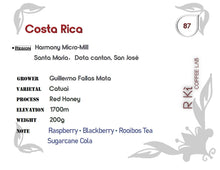 Load image into Gallery viewer, Costa Rica-Harmony de Dota-Catuai Red Honey