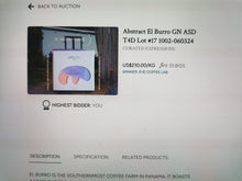 Load image into Gallery viewer, Panama-2024 Lamastus Family Estate Auction Lot #17 Abstract El Burro Geisha Natural ASD