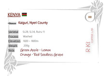 Load image into Gallery viewer, Kenya Nyeri Kaiguri Washed