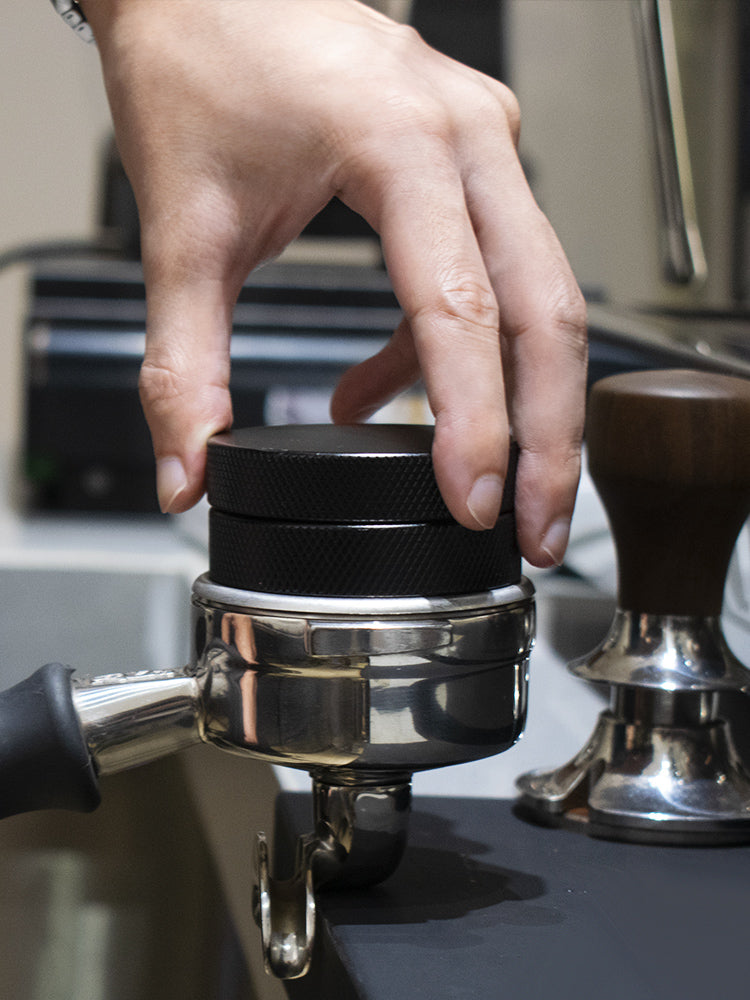 Black Samurai 58mm Tamping Distributor R Ki Coffee Lab