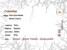 Load image into Gallery viewer, Colombia - Finca Juan Martin - Sidra - Washed