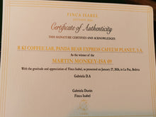 Load image into Gallery viewer, Bolivia-Finca Isabel 2026 Auction Lot Martin Monkey ISA-09 Geisha Washed
