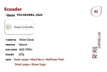 Load image into Gallery viewer, Ecuador-Hacienda SANTA GERTRUDIS-Natural Yellow Catuai