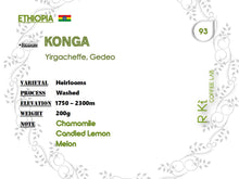 Load image into Gallery viewer, Ethiopia-Yirgacheffe Konga Washed

