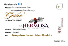 Load image into Gallery viewer, Guatemala-La Hermosa-Gesha Forest 2025 Auction Lot Natural Tanzania Gesha
