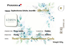 画像をギャラリービューアに読み込む, Panama-Finca Lerida-Esplendorosa Estate Geisha Honey Lot 0764
