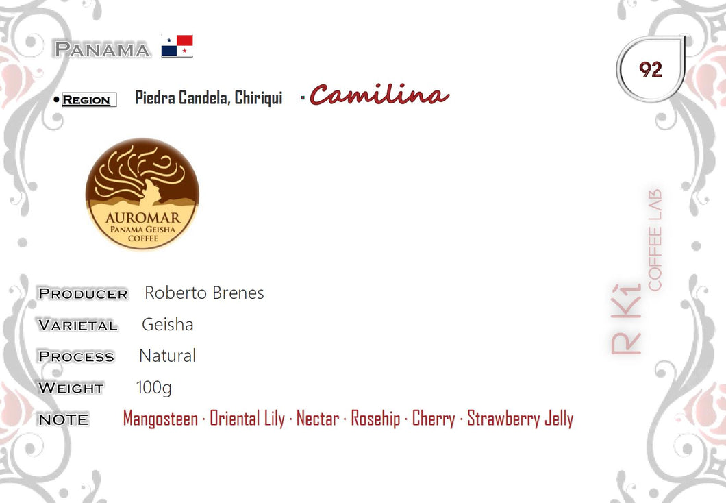 Panama-Auromar Camilina-Geisha Natural