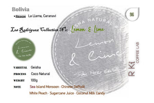 Bolivia-Los Rodriguez Collection Nº2-Lemon & Lime Geisha Coco Natural