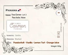 Load image into Gallery viewer, Panama-Finca Carmen Geisha Washed Lot 3
