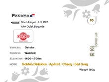 Load image into Gallery viewer, Panama-Finca Feryen GEISHA Washed Lot 1825
