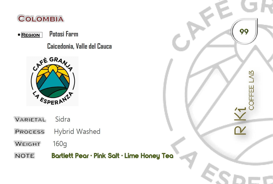 Café Granja La Esperanza-Potosi-Sidra Hybrid Washed