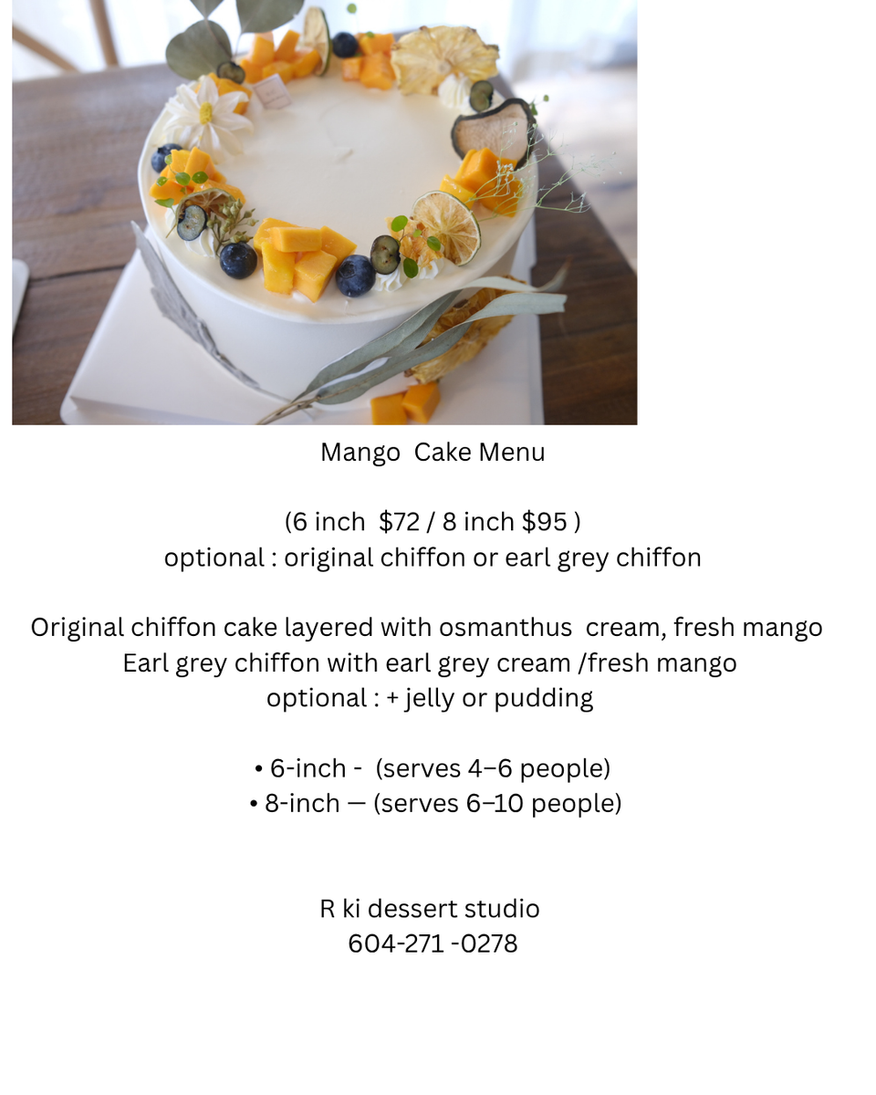Birthday Cake Pre-Order – R Ki Coffee Lab