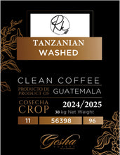 Load image into Gallery viewer, Guatemala-La Hermosa-Gesha Forest 2025 Auction Lot Washed Tanzaniz Gesha
