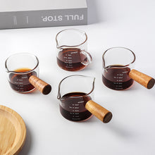 Load image into Gallery viewer, Shot Glasses with wooden handle-Double Spout
